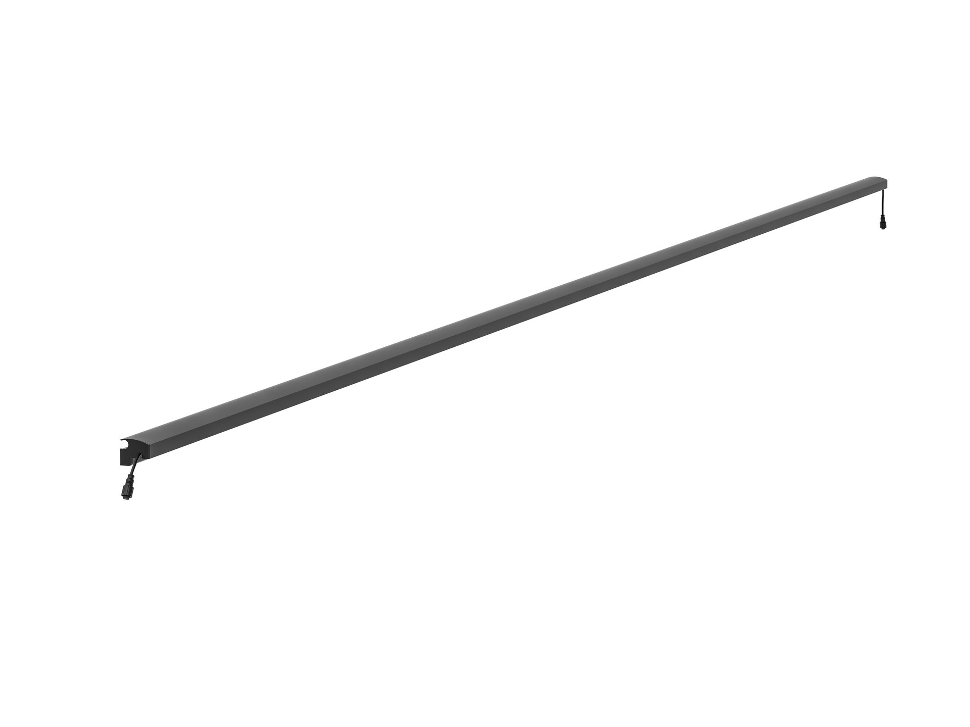 LED Leuchtleiste 246 cm — anthrazit für Stabmatte/Gabione