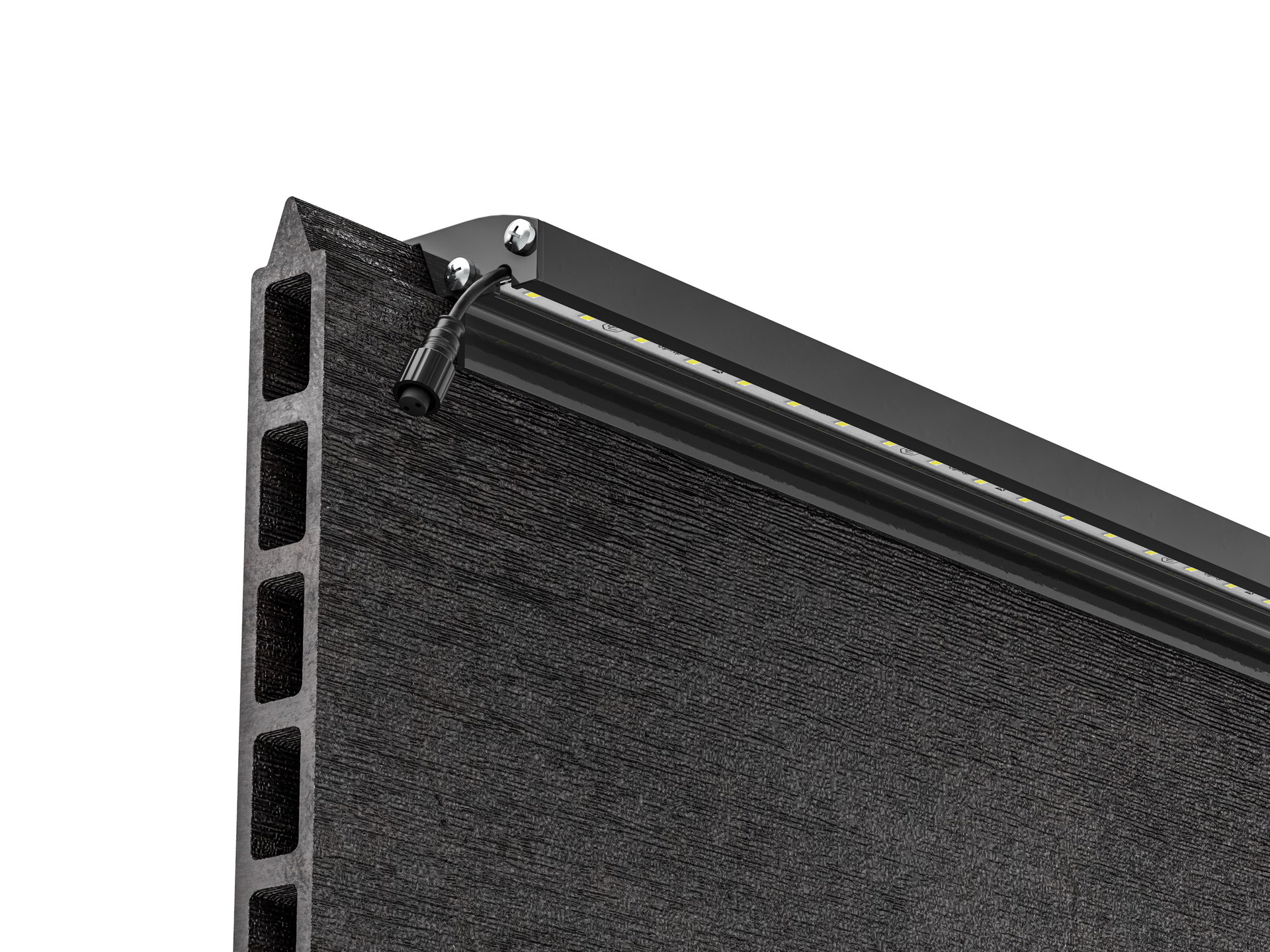 LED Prestige Leuchtleiste 173,3 cm — anthrazit für WPC/Alu