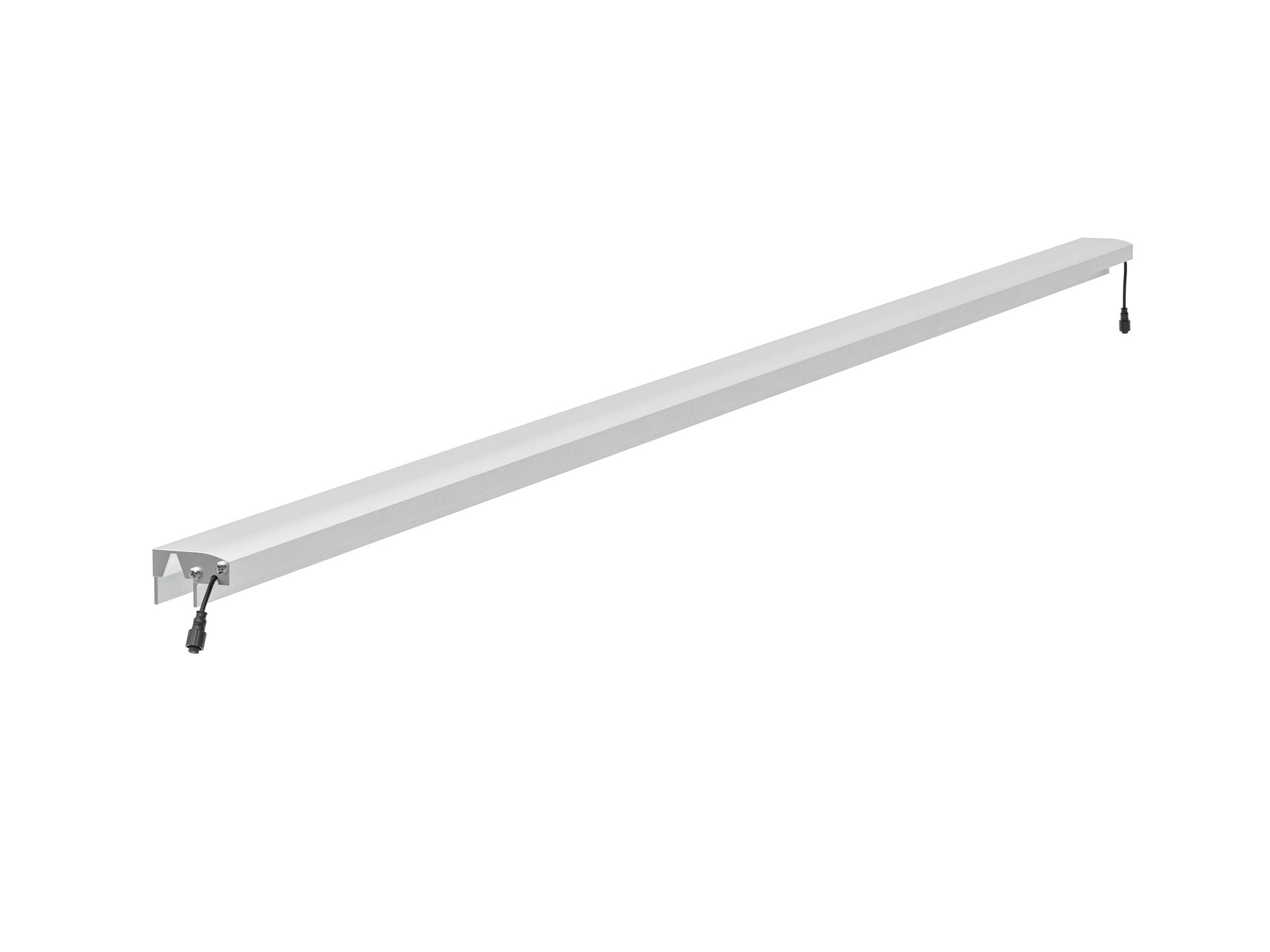 LED Prestige Leuchtleiste 173,3 cm — silber für WPC/Alu